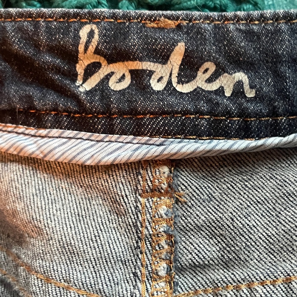 Boden Denim A-Line Skirt - Picture 2 of 7